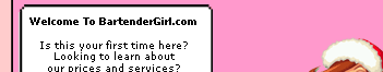 Welcome to BartenderGirl.com - Product and Services information.