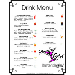 Drink Menu
