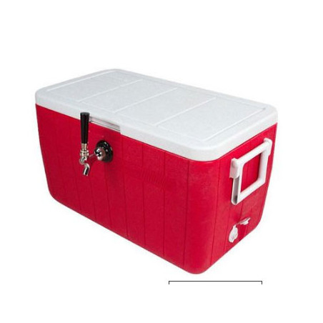 Single Faucet Jockey Box - 50' Coil - Complete with CO2