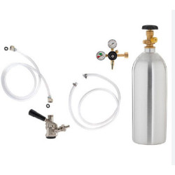 Single Faucet Jockey Box - 50' Coil - Complete with CO2